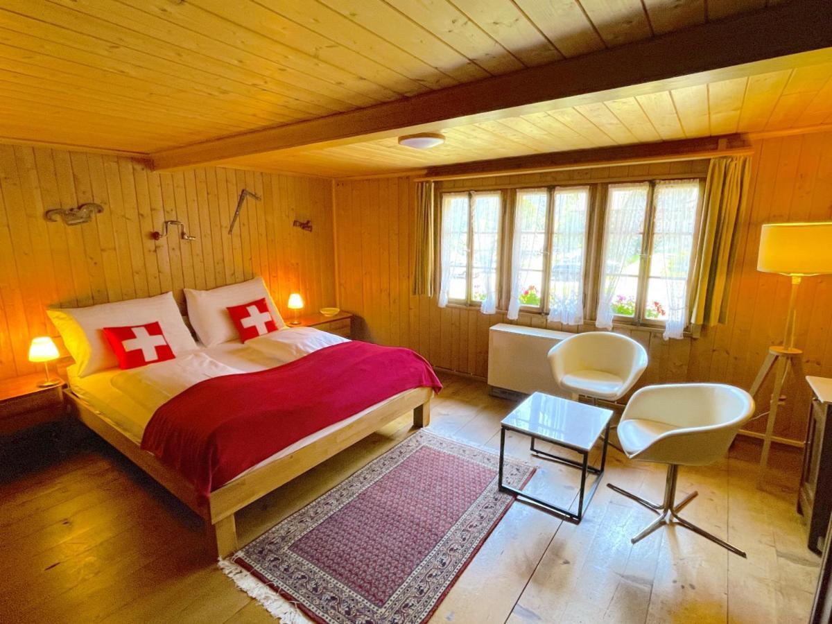Swisshut Stunning Views Alps Lake - Chalet Erli Darligen Exterior photo
