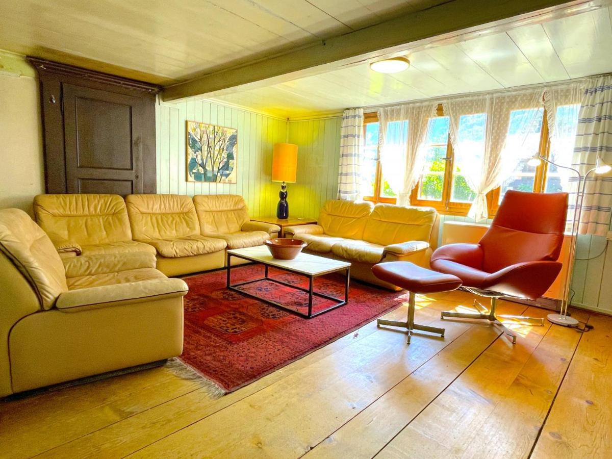 Swisshut Stunning Views Alps Lake - Chalet Erli Darligen Exterior photo