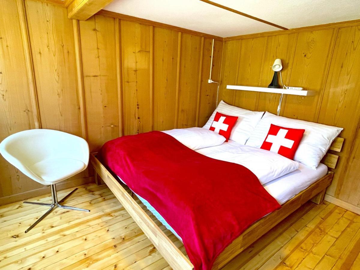 Swisshut Stunning Views Alps Lake - Chalet Erli Darligen Exterior photo